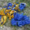 Kite washed  ashore after the storm @ Barbados