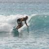 Arjen surfing his Al Merrick 7'6@Bat's Rock West Coast Barbados 30.11.06 028