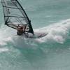 Santa carving his Fanatic sleigh through the snowy white water@Silver Rock Barbados 058