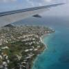 Landing @ Barbados... look at the blue sea!!!