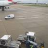 Surfboards being loaded on the plane...