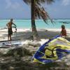 Brian Talma & Arjen de Vries rigging @ Sandy Beach Barbados