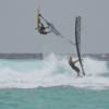 Brian Talma backlooping @ Sandy Beach Barbados