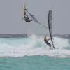 Brian Talma backlooping @ Sandy Beach Barbados