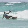 Kitesurfteacher Tony in action @ Silver Rock Beach Barbados