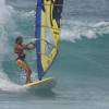 Brian Talma on a big wave @ Seascape Beach House Barbados