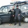 Da WSR Boss Arjen & teamrider Rico @ da Surf & Kite Event Brouwersdam 2002