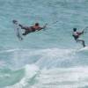 Pro kiter Andre Phillips in action @ Watermen festival 2007