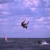 A Slingshot Teamrider getting some air...@ Surf & Kite Event Brouwersdam 2002