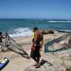 Taty Frans & Diony Guadagnino rigging @ Cowpens Barbados