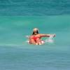 PÃ©ronne Zonna.com Beachwear paddling out @ South Point Barbados