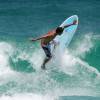 Paolo Perucci on his South Point surfboard in action @ South Point Barbados