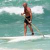 Arjen stand up paddle surfing @ Silver Rock Barbados