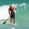Arjen de Vries stand up paddle surfing @ Silver Rock Barbados