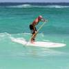 Arjen de Vries stand up paddle surfing @ de Action Beach Silver Rock Barbados