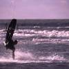 Slingshot teamrider in action @ da Surf @ Kite Event Brouwersdam 2002