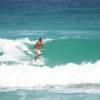 Brian Talma in action on his sup board @ South Point Barbados