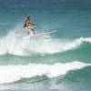 Brian Talma in action on his sup board 2 @ South Point Barbados