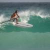 Brian Talma stand up paddle boarding @ South Point Barbados