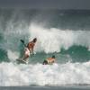 Brian Talma overhead stand up paddle surfing @ South Point