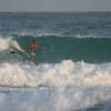 Brian Talma sup on  a nice wave@ South Point Barbados
