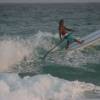 Brian Talma in sup action @ South Point Barbados