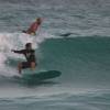 Kyle enjoying his wave Arjen gave him @ South Point  Barbados