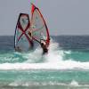 Paolo & Arjen windsurfing @ Sandy Beach Barbados