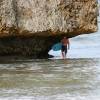 Arjen under the Mushroom rock @ Bathsheba