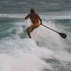 Brian Talma stand up paddle surfing @ Surfers Point Barbados