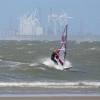 Arjen @ Ouddorp with the Maasvlakte in the background