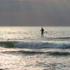 Arjen paddling in the sunset @ Nieuw-Haamstede