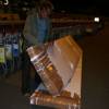 Brian Talma packing the SUP boards for the transport to Barbados