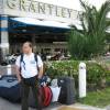 Rachman and some 'handluggage' @ the Grantley Adams Airport of Barbados