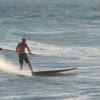 Arjen surfing the Starboard SUP @ Seascape Beach House Barbados