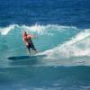 Arjen surfing his McTavish 9'1 @ Parlors Bathsheba