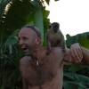 Arjen with the monkey on his shoulder @ Bathsheba