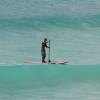 Arjen stand up paddle surfing @ Freights Barbados