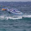 Brian Talma looping on the reef being watched by a kiter @Silver Sands Barbados