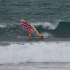 Brian Talma on a big wave @ the Soupbowl Bathsheba Barbados