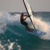 Arjen on top of a wave @ Seascape Beach House Barbados