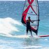 Arjen riding a wave on his SUP board @ Surfers Point Barbados