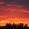 Sky on fire @ Silver Sands Barbados