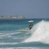 Longboarder riding a long wave 6 @ Long Beach