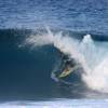 Mark Holder being barreled @ the Soupbowl