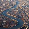 London-City seen from the plane