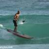 Arjen in stand up paddle surfing action @ South Point Barbados