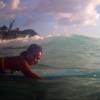 Adelimar paddling out @ Freights Barbados