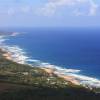 View from Hackletons Cliff towards Eastcoast of Barbados