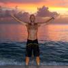 Arjen in a caribbean sunset @ the Westcoast of Barbados